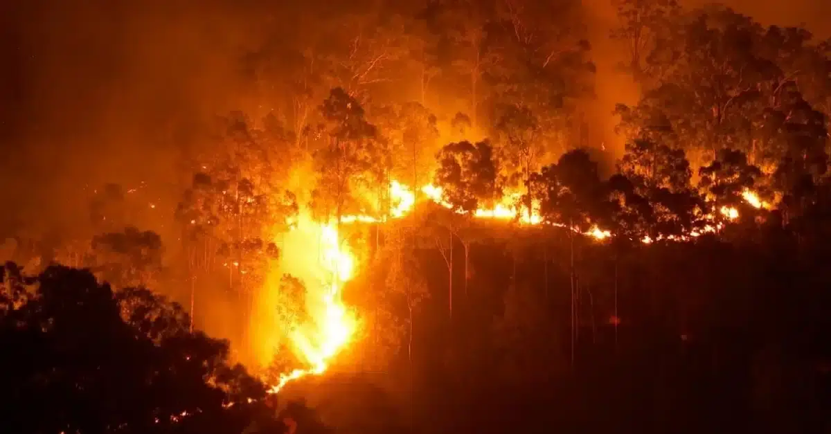 incêndio na serra