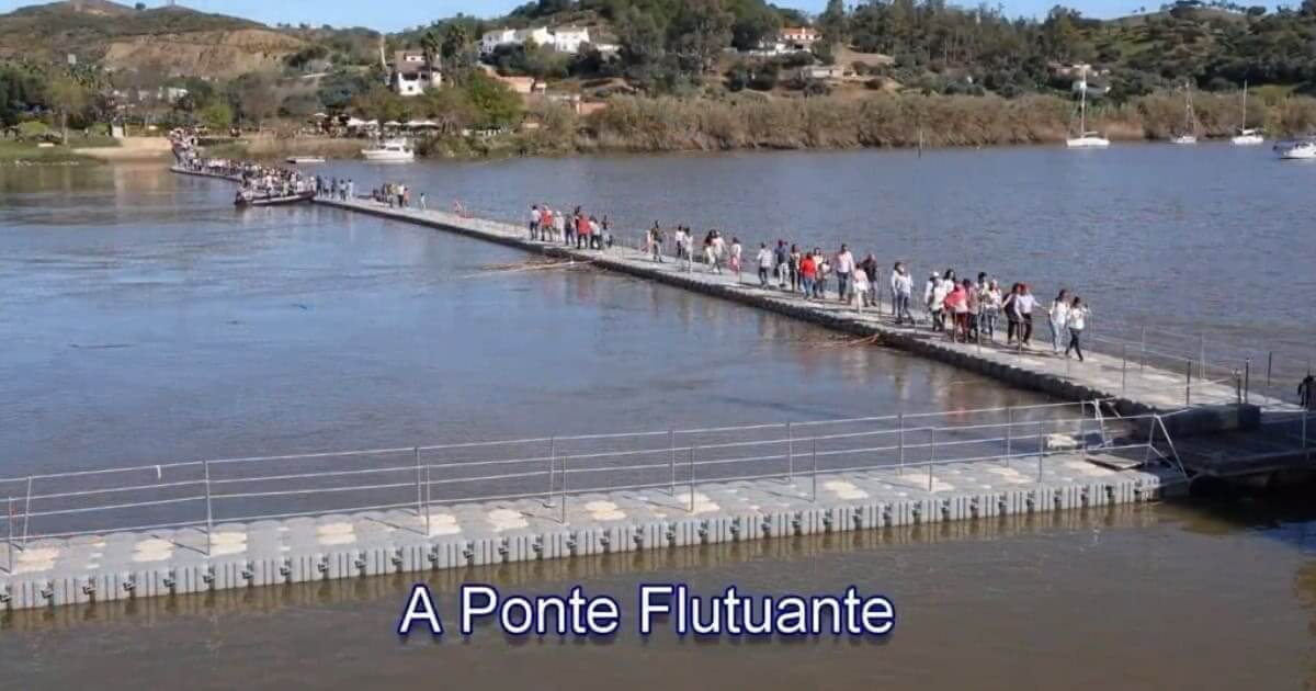 ponte flutuante alcoutim